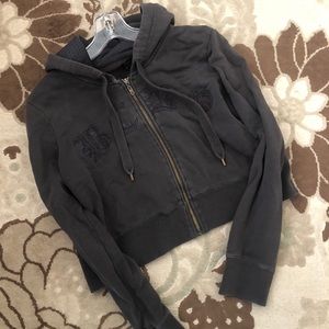 Vintage BCBG Cropped Hoodie